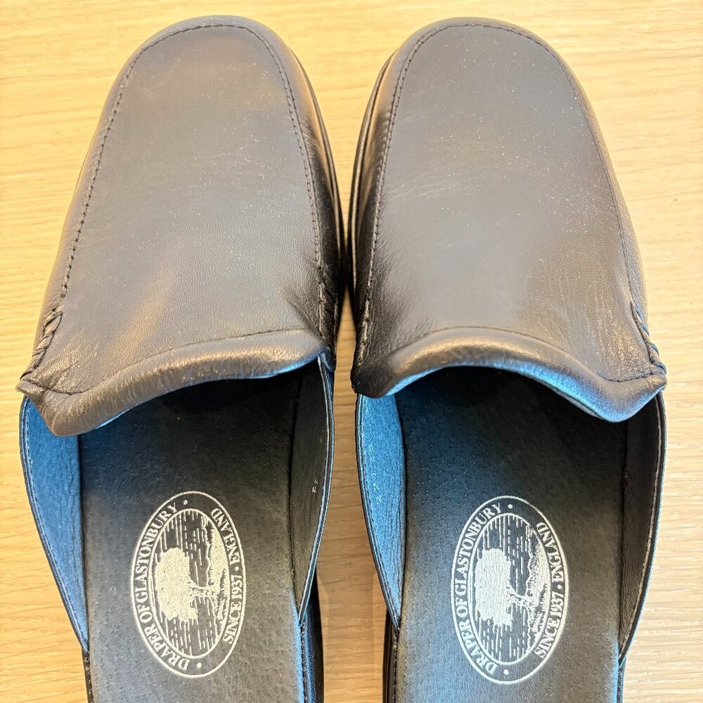 NEW Draper of Glastonbury from England Mens Leather Mule Slippers